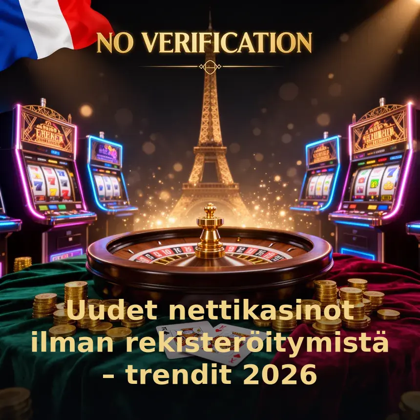 Uudet nettikasinot ilman rekisteröitymistä – trendit 2026